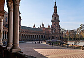 Plaza de Espana, Sevilla, Spanien