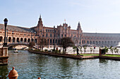 Plaza de Espana, Sevilla, Spanien