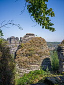 Felsenburg Neurathen, Bastei, Sächsische Schweiz, Elbsandsteingebirge, Sachsen, Deutschland, Europa