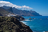  the village of Taganana, Valley of Tagana, Barranco de la Iglesia, Anaga Mountains, Las Montanas de Anaga, Tenerife, Canary Islands, Spain, Europe 