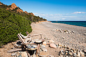  lonely beach, Spiaggia di Coccorocci, near Tertenia, province of Ogliastra, Sardinia, Italy 