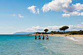  Beach, Spiaggia di Biderosa, Riserva Biderosa Nature Reserve, Orosei, Province of Nuoro, East Coast, Sardinia, Italy 