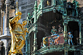  Statue of Mary, Marienplatz, Munich, Germany 