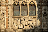 Architectural fragment of Palazzo Ducale (Doge's Palace) in Venice, Italy.