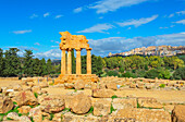 Temple of Castor and Pollux, Valley of Temples, Agrigento, Sicily, Italy