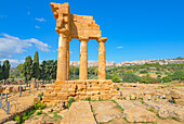 Temple of Castor and Pollux, Valley of Temples, Agrigento, Sicily, Italy