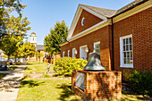  Fire Department and Courthouse on Princess Anne Street in the Historic District in Fredericksburg, Virginia, USA 