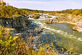  Great Falls (Potomac River) in Great Falls Park, Fairfax County, Virginia, USA 