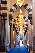 Sultan Qaboos Grand Mosque, Muscat, Sultanate of Oman, Arabian Peninsula, Middle East