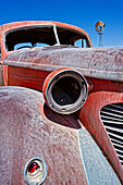  Car wreck, Solitaire, Namib-Naukluft National Park, Namibia, Africa 