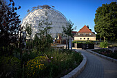  Pavilion of the BNE Garden (Education for Sustainable Development) in the Petersberg Citadel, Erfurt, state capital, Free State of Thuringia, Germany, Europe 