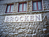 At Brocken train station on the Brocken summit, Brocken, Harz, National Park, Schierke, Wernigerode, winter, frost, ice, Harz district, Saxony-Anhalt, Eastern Germany, Central Germany, Northern Germany, Germany, Europe 