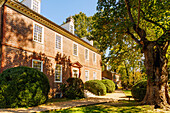 Herrenhaus der Berkeley Plantation im Charles City County, Virginia, USA