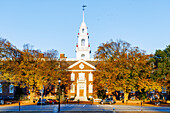 Legislativ Hall (Delaware State Capitol) im First State Heritage Park in Dover, Kent County, Delaware, USA