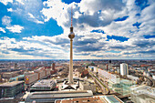 Television tower, Alexanderplatz, Berlin, Germany.