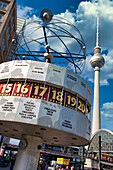 World Time Watch, Television tower, Alexanderplatz, Berlin, Germany.