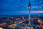 Television tower, Alexanderplatz, Berlin, Germany.