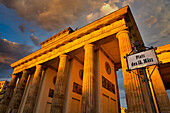Brandenburg Gate, Berlin, Germany.