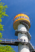  Observation tower, treetop path, Hainich National Park, Thuringia, Germany 