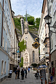 Bürgerspitalkirche St. Blasius in der Altstadt, Salzburg, Land Salzburg, Österreich, Europa