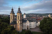 Deutschordensschloss von Mergentheim mit Schlosskirche, Bad Mergentheim, Main-Tauber-Kreis, Baden-Württemberg, Deutschland, Europa