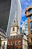 City of London, Sky Garden, St Margaret Pattens, Eastcheap, Buildings of the financial district, London, England, UK