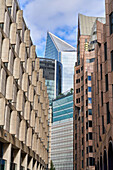 City of London, Eastcheap, Buildings of the financial district, London, England, UK