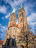  St. Sebaldus Church, Nuremberg, Franconia, Bavaria, Southern Germany, Germany, Europe 