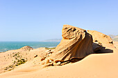 Rocks and dunes around Tamri on Atlantic Coast, between Agadir and Essaouira,Morocco,North Africa