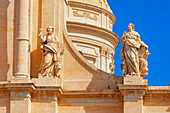  Fassade der Kathedrale San Nicolò, Noto, Noto-Tal, Sizilien, Italien 