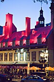  Kanada, Quebec City, Ste-Anne Street, Nacht, 