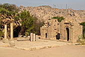 Ancient ruins at the Philae Temple in Aswan Egypt