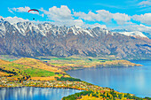  Paragliding über Queenstown, Queenstown, Südinsel, Neuseeland 