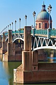  Pont Saint-Pierre. Krankenhaus La Grave. Fluss Garonne. Toulouse. Haute Garonne. Frankreich. 