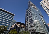 Kanada, Quebec, Montreal, Place Jean-Paul Riopelle, Wolkenkratzer,  