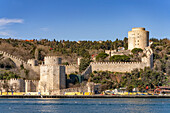  The Rumeli Hisarı Fortress on the Bosphorus in Sarıyer, Istanbul, Türkiye  