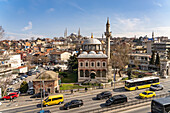  Seb Sefa Hatun Mosque on Atatürk Boulevard and the Suleymaniye Mosque, Fatih, Istanbul, Türkiye  