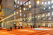  Interior of the New Mosque Yeni Camii in Istanbul, Türkiye  