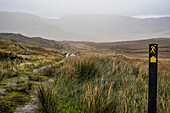  The Western Way at Maumeen Pass, County Galway, Ireland 