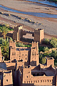 Ksar of Ait-Ben-Haddou, Ounila River valley, Ouarzazate Province, region of Draa-Tafilalet, Morocco, North West Africa