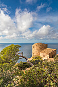 Torre de Cala en Basset bei Sant Elm, Mallorca, Balearen, Spanien