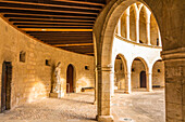  Courtyard of the Castell de Belver, Palma de Mallorca, Mallorca, Balearic Islands, Spain 