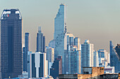 Panorama vom Golden Mount, Skyline von Bangkok, Thailand, Asien