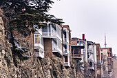 Old town of Tbilisi under the snow