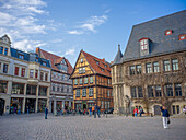  Market Square, World Heritage City of Quedlinburg, Harz Mountains, Saxony-Anhalt, Harz District, Central Germany, Germany, Europe 