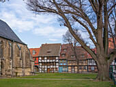  Nikolaikirchhof, Old Town, World Heritage City of Quedlinburg, Harz Mountains, Saxony-Anhalt, Harz District, Central Germany, Germany, Europe 