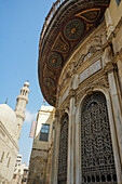 historical buildings, mosques and National Textile Museum, Old Cairo, Egypt