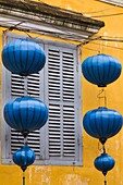 Vietnam, Hoi An, street scene, lamps