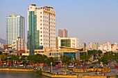 Vietnam,  Da Nang, skyline, skyscrapers, modern architecture,