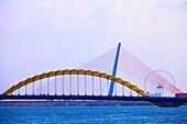 Vietnam,  Da Nang; Dragon, ThanThi Ly, Nguyen Van Troi Bridges; Han River